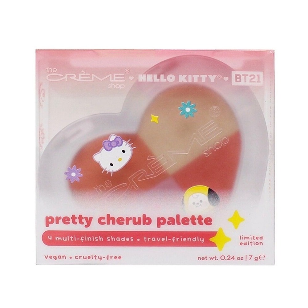 The Creme Shop x Hello Kitty BT21‎ Pretty Cherub Palette Limited Edition.